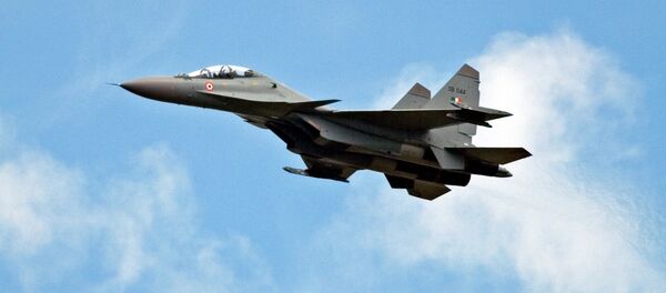 Su-30 MKI de la Fuerza Aérea de la India - Sputnik Mundo