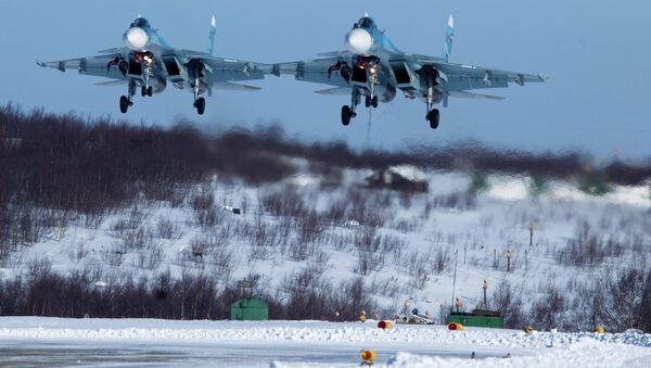 Cazas Su-33 - Sputnik Mundo