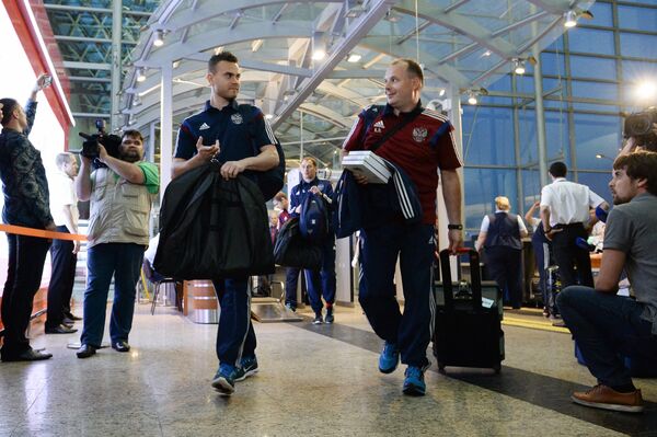 Los jugadores de la selección de fútbol de Rusia - Sputnik Mundo