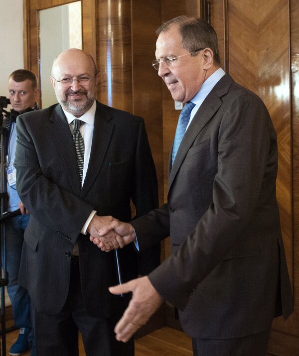 Lamberto Zannier y Serguéi Lavrov - Sputnik Mundo