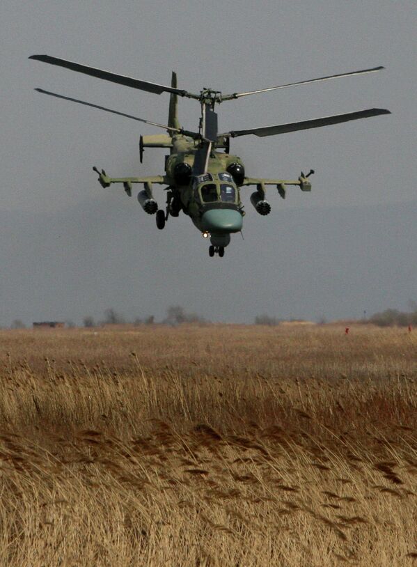 Helicóptero multifuncional Kamov Ka-52 Alligator - Sputnik Mundo