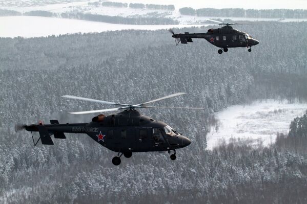 Helicópteros rusos de combate - Sputnik Mundo