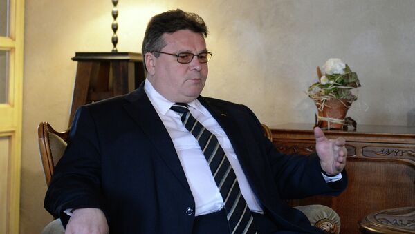 Linas Linkevicius, ministro de Exteriores de Lituania - Sputnik Mundo