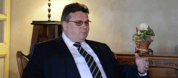 Linas Linkevicius, ministro de Exteriores de Lituania Linas Linkevicius, ministro de Exteriores de Lituania - Sputnik Mundo