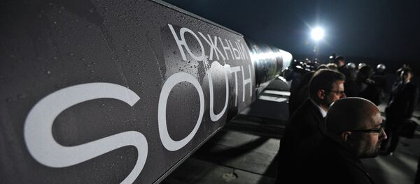 La construcción del gasoducto South Stream (archivo) - Sputnik Mundo