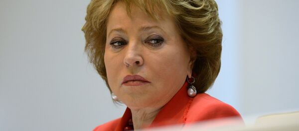 Valentina Matvienko, presidenta del Consejo de la Federación de Rusia Valentina Matvienko, presidenta del Consejo de la Federación de Rusia - Sputnik Mundo