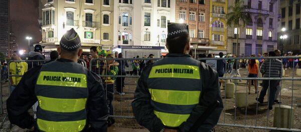Policías de Sao Paolo - Sputnik Mundo