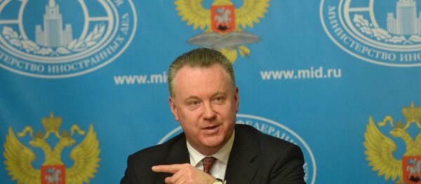 Alexandr Lukashévich, portavoz del Ministerio de Exteriores de Rusia - Sputnik Mundo