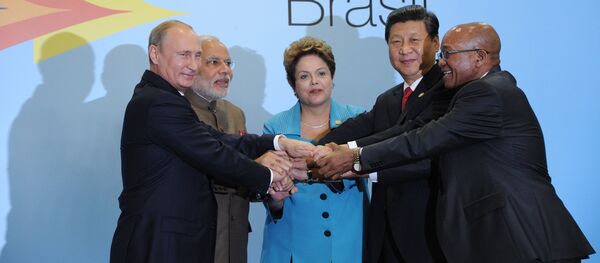 Líderes del BRICS en Fortaleza (Brasil) - Sputnik Mundo