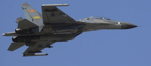 Caza chino Shenyang J-11 (archivo) - Sputnik Mundo