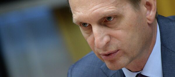 Serguéi Narishkin, presidente de la Duma de Estado - Sputnik Mundo