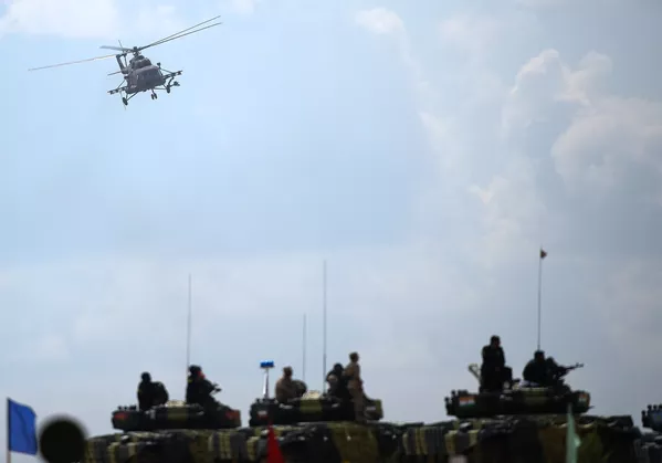Primer Mundial de Biatlón de Tanques Primer Mundial de Biatlón de Tanques - Sputnik Mundo