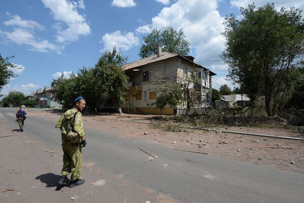 Shajtiorsk, devastado - Sputnik Mundo