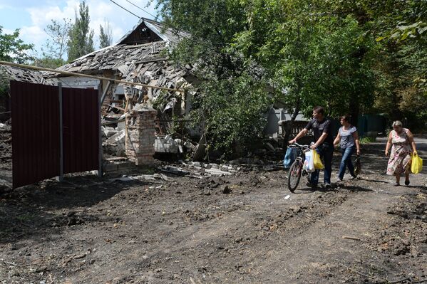 Shajtiorsk, devastado - Sputnik Mundo