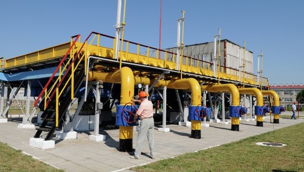 Estación de gas en Ucrania Estación de gas en Ucrania - Sputnik Mundo