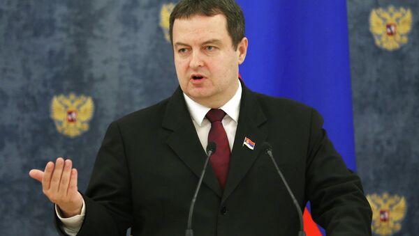 Ivica Dacic, ministro de Exteriores de Serbia Ivica Dacic, ministro de Exteriores de Serbia - Sputnik Mundo