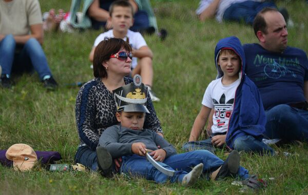 Reconstrucción de la Batalla de Borodinó Reconstrucción de la Batalla de Borodinó - Sputnik Mundo