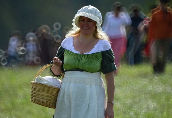 Reconstrucción de la Batalla de Borodinó Reconstrucción de la Batalla de Borodinó - Sputnik Mundo