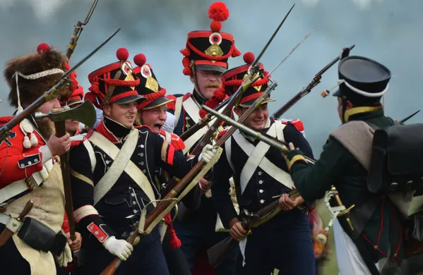 Reconstrucción de la Batalla de Borodinó - Sputnik Mundo