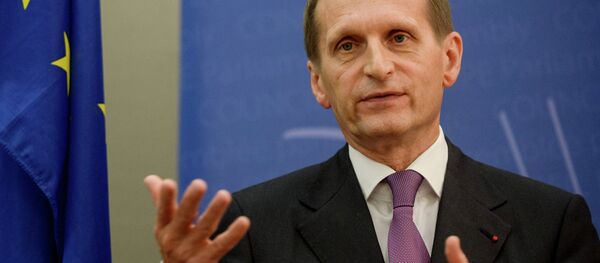 Serguéi Narishkin, presidente del Parlamento de Rusia - Sputnik Mundo