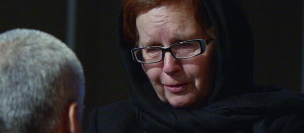 Vera Sténina, la madre del fallecido reportero gráfico Andréi Stenin - Sputnik Mundo