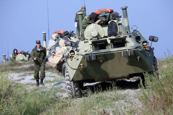 Pruebas del nuevo aerodeslizador de asalto anfibio - Sputnik Mundo