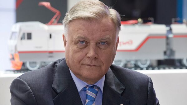 Vladímir Yakunin, jefe del monopolio ferroviario ruso RZhD - Sputnik Mundo