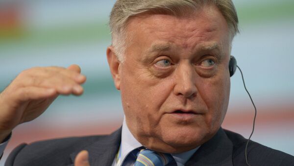 Vladímir Yakunin, jefe del monopolio ferroviario RZD - Sputnik Mundo