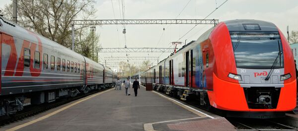 Trenes de la compañía Ferrocarriles de Rusia RZhD - Sputnik Mundo