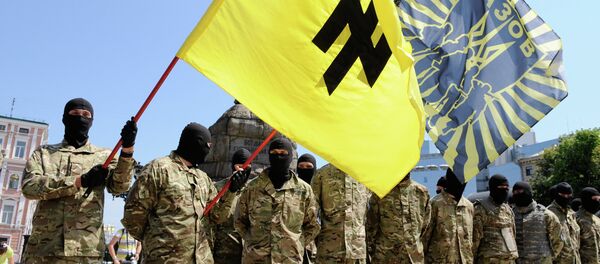 Combatientes del batallón Azov - Sputnik Mundo