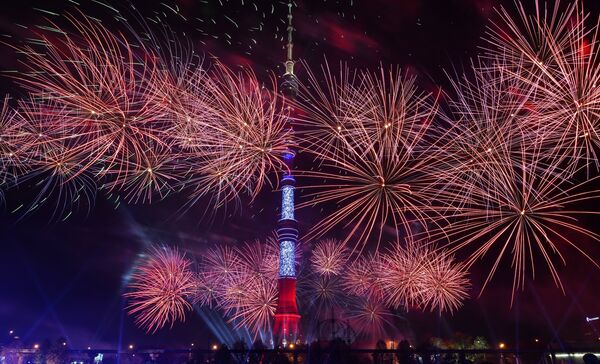 El festival “Círculo de la Luz” en Moscú - Sputnik Mundo