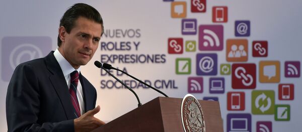 Enrique Peña, presidente de México - Sputnik Mundo