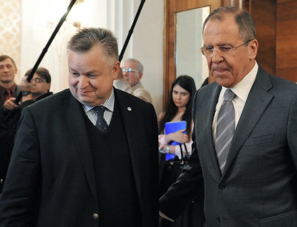Michal Link y Serguéi Lavrov Michal Link y Serguéi Lavrov - Sputnik Mundo
