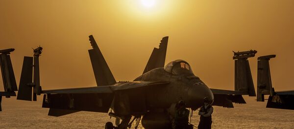 Caza F/A-18 Hornet (archivo) - Sputnik Mundo