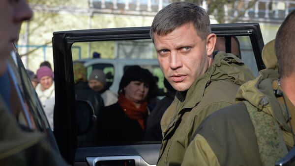 Премьер-министр Донецкой народной республики Александр Захарченко - Sputnik Mundo