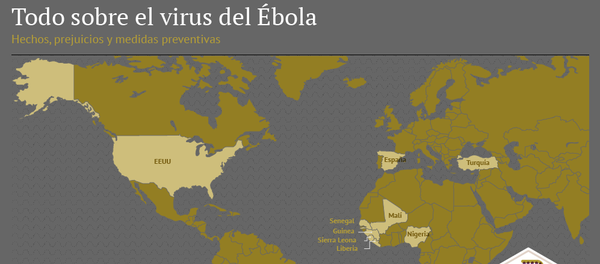 El virus del Ébola: focos de propagación, síntomas y prevención - Sputnik Mundo