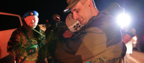 Сanje de prisioneros en Donetsk - Sputnik Mundo