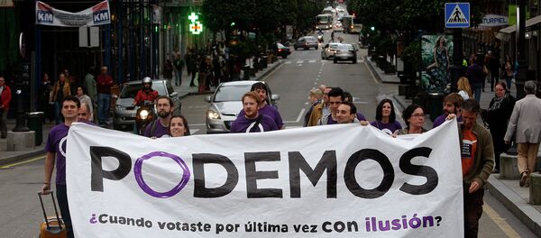 Podemos convoca una gran manifestación en Madrid para demostrar su fuerza - Sputnik Mundo