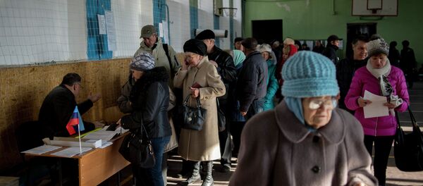 Elecciones en Donbás - Sputnik Mundo