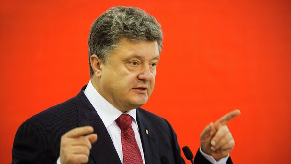 Petró Poroshenko, presidente de Ucrania - Sputnik Mundo