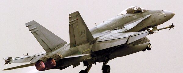 Un caza F/A-18, foto archivo - Sputnik Mundo