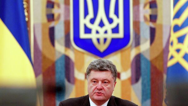 Petró Poroshenko, presidente de Ucrania - Sputnik Mundo