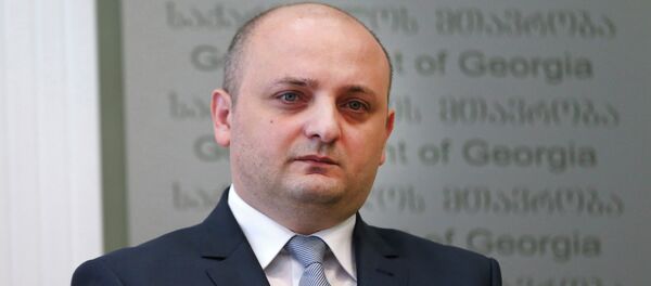 Mindia Dzhanelidze, ministro de Defensa de Georgia Mindia Dzhanelidze, ministro de Defensa de Georgia - Sputnik Mundo
