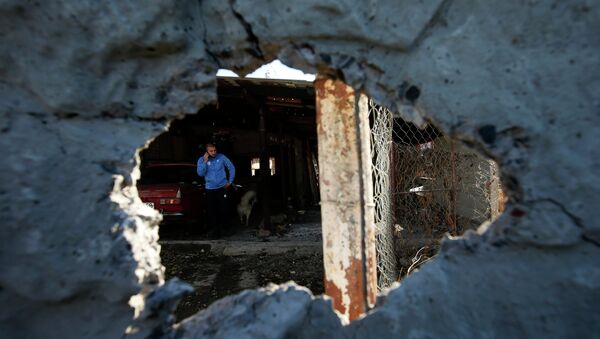 Consecuencias de los bombardeos de Donetsk - Sputnik Mundo