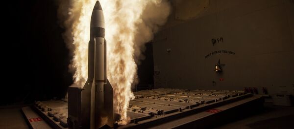 Standard Missile 3, utilizado para interceptar misiles balísticos como parte del sistema Aegis - Sputnik Mundo