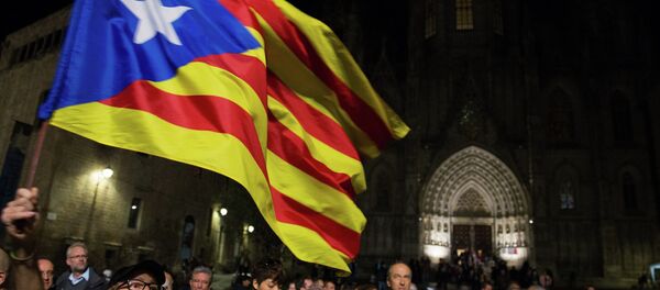 Manifestación por la independencia de Cataluña en Barcelona (Archivo) - Sputnik Mundo