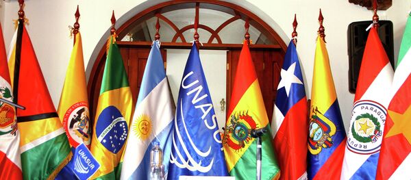 Banderas de UNASUR - Sputnik Mundo