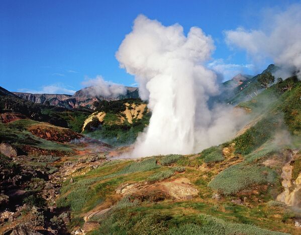 Valle de los géiseres de la Kamchatka Valle de los géiseres de la Kamchatka - Sputnik Mundo