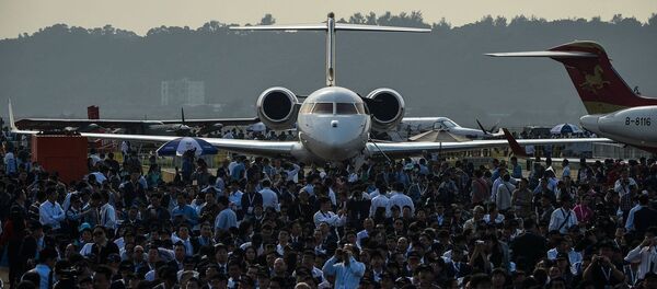 Feria aeroespacial Airshow China 2014 en la ciudad de Zhuhai Feria aeroespacial Airshow China 2014 en la ciudad de Zhuhai - Sputnik Mundo