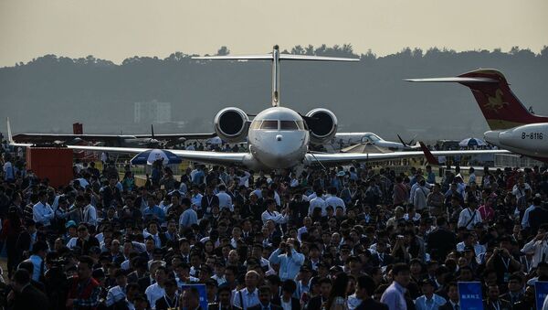 Feria aeroespacial Airshow China 2014 en la ciudad de Zhuhai - Sputnik Mundo